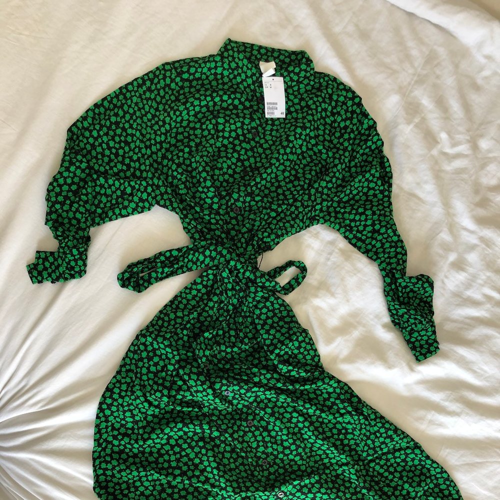 H&M Shirt Dress with Tie Belt